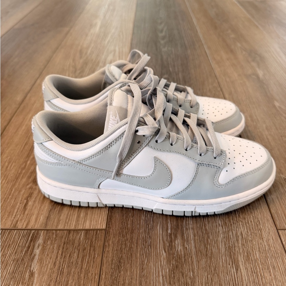 Nike Women's Gray and White Sneakers